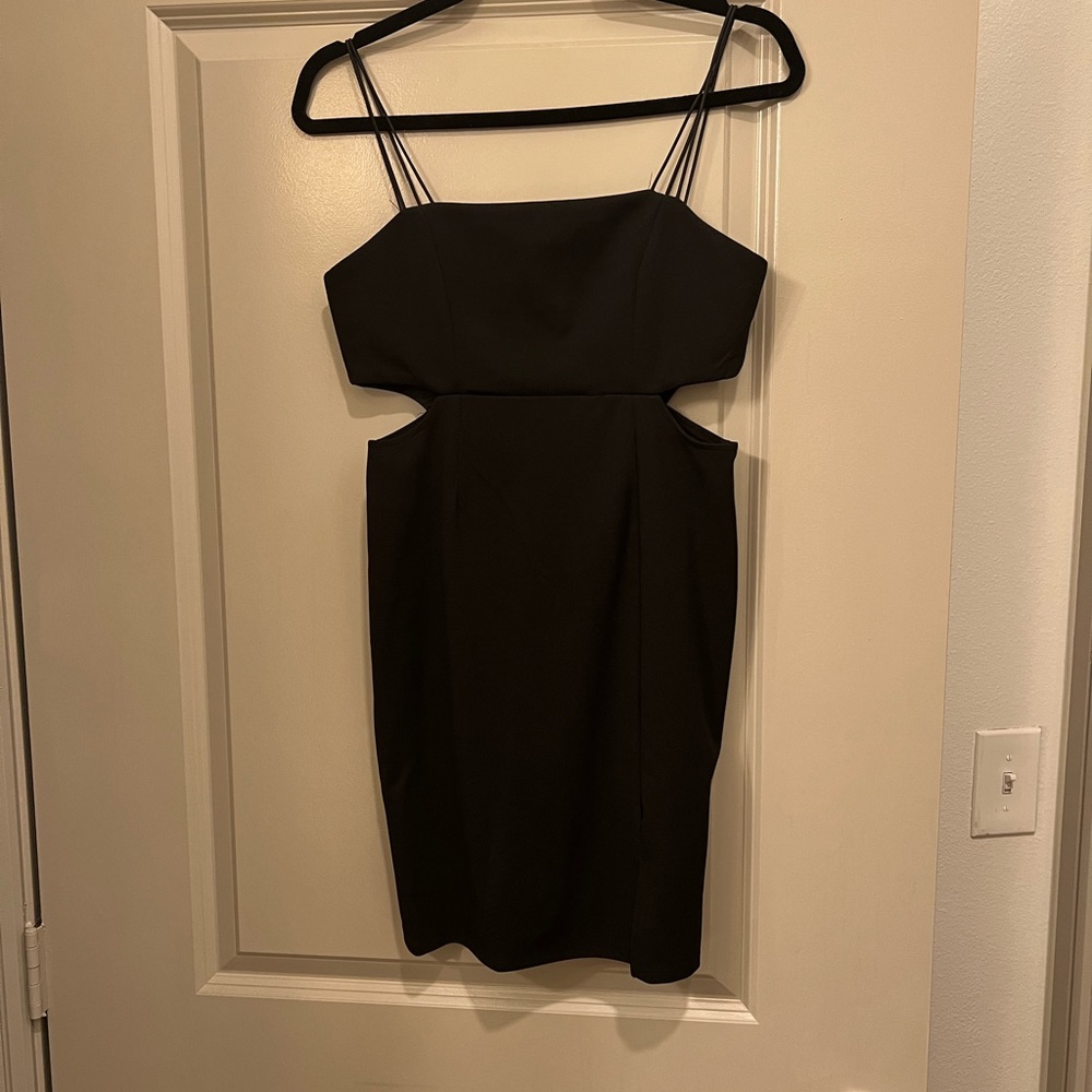 Francesca’s black sexy mini dress
